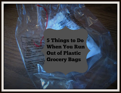 5 Things to Do When You Run Out of Plastic Grocery Bags-Vickie's Kitchen and Garden