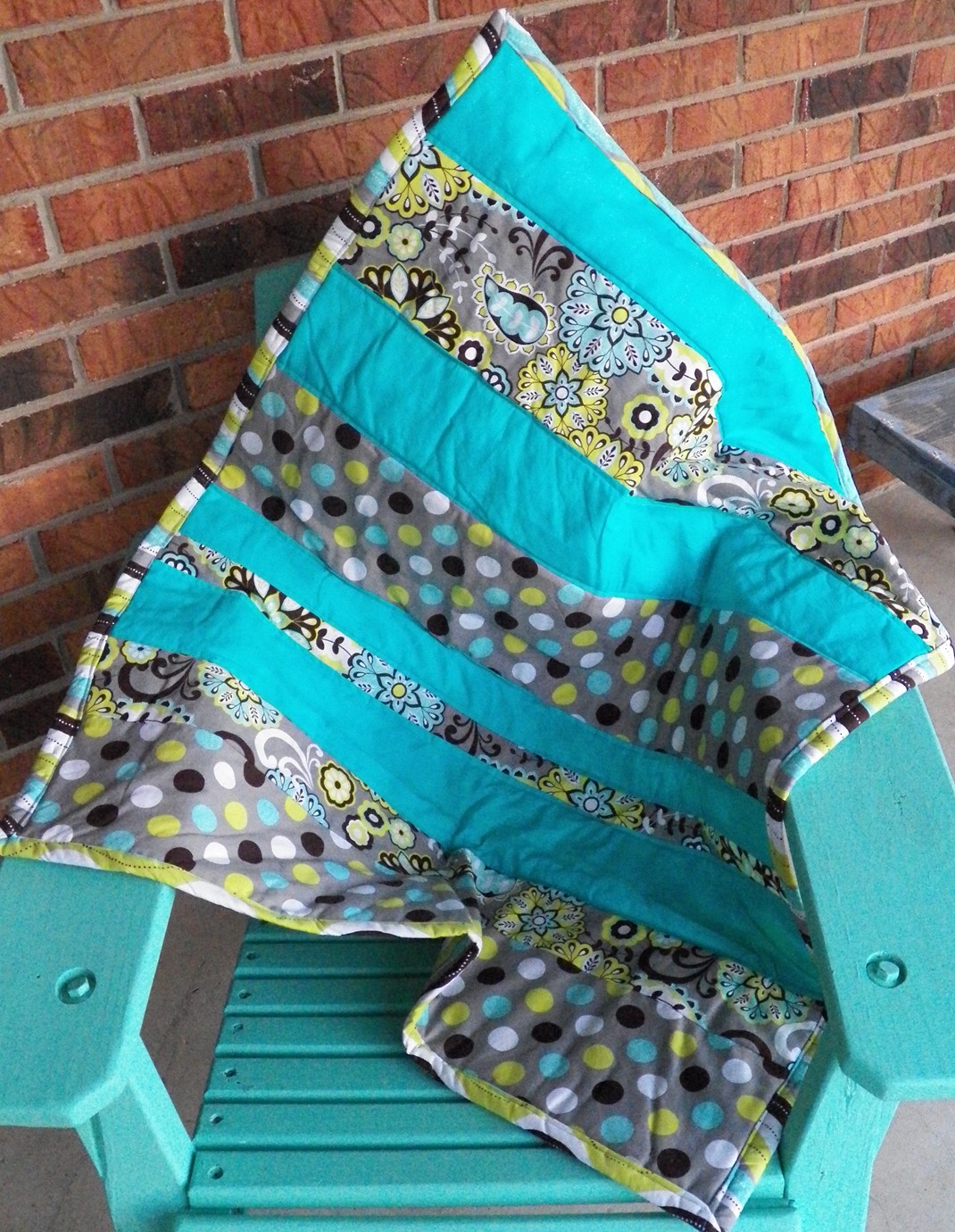 Christy's Cuties Striped Baby Blanket