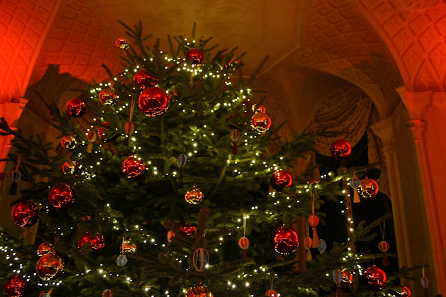 Christmas tree at Mottifont Abbey