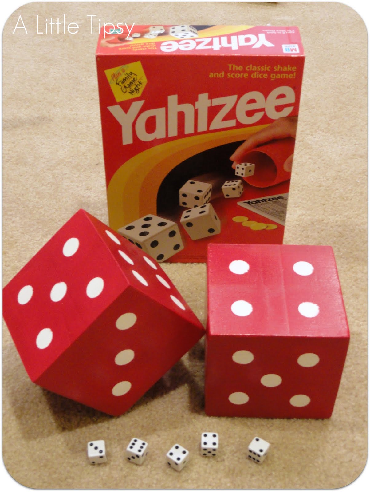 DIY Under 5 Dice A Little Tipsy