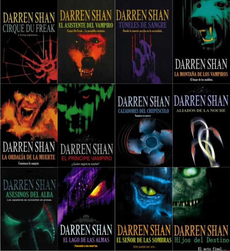 Saga Cirque Du Freak de Darren Shan Portadas+darren+shan_1