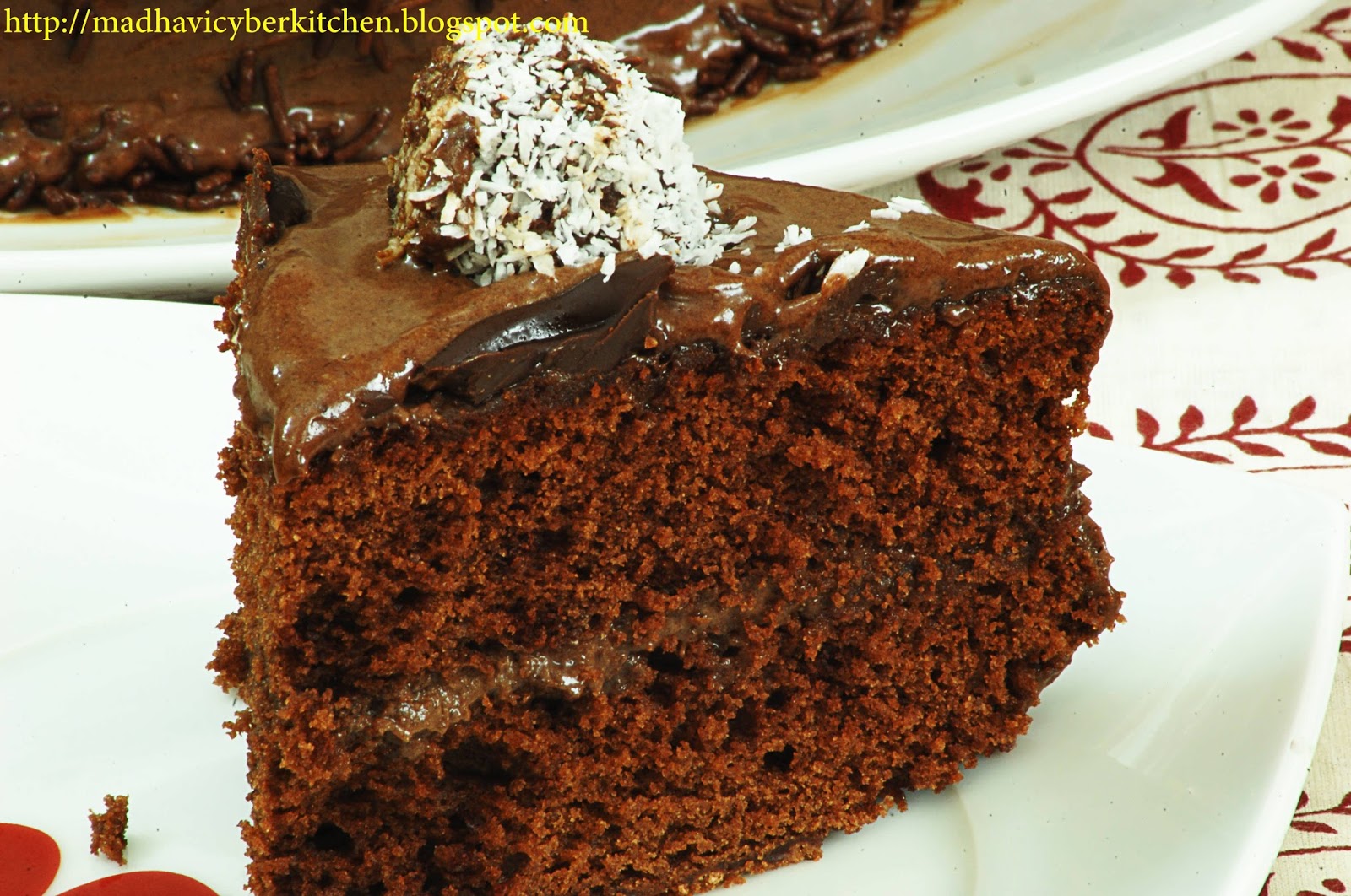 Madhavi's Cyber Kitchen Chocolate Truffle cake