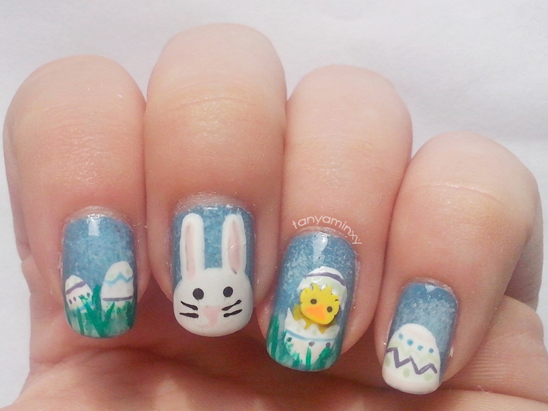 tanyaminxy Matching Manicures: Easter Nails