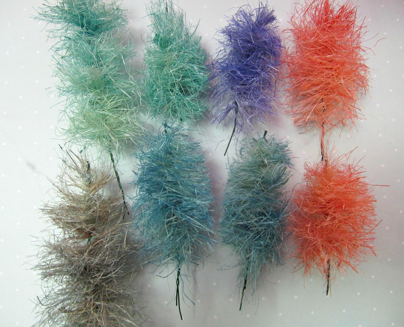 Clearsnap DIY Bottle Brush Trees and Mini Assemblage