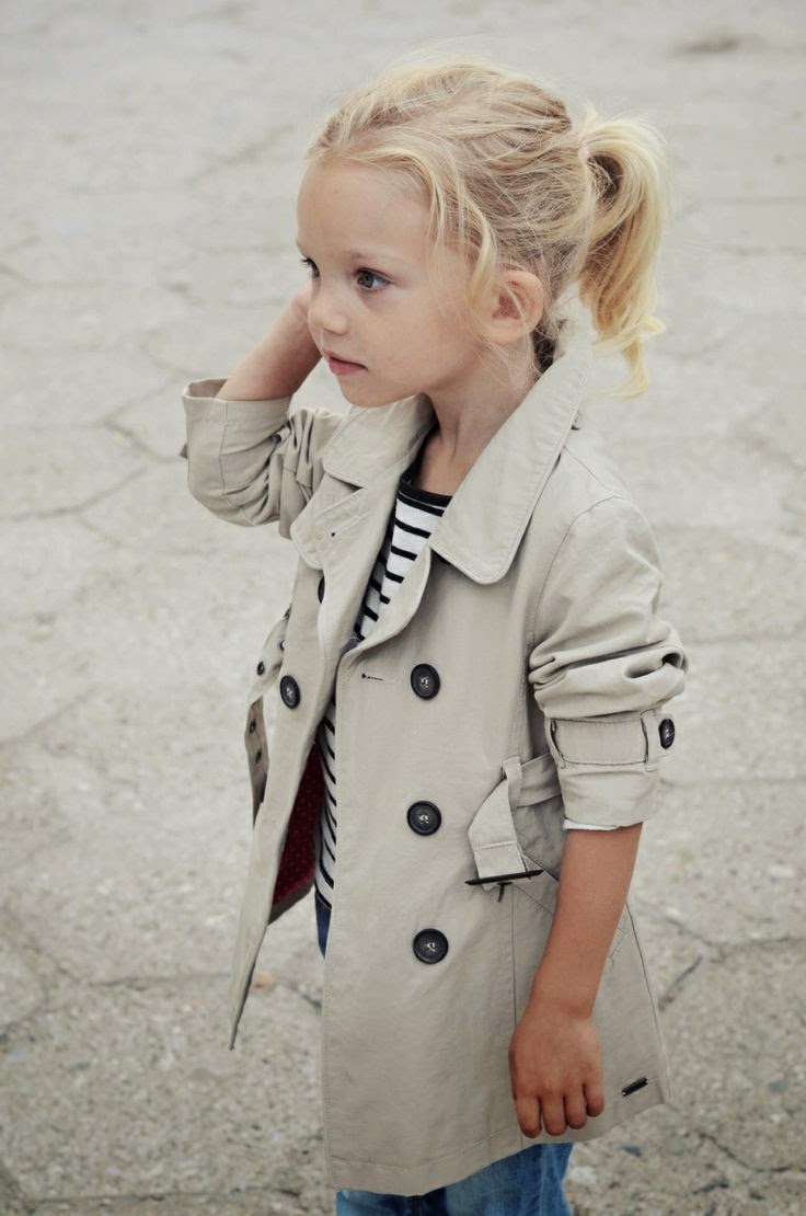 Trench coat for little girls / Gabardina para niña