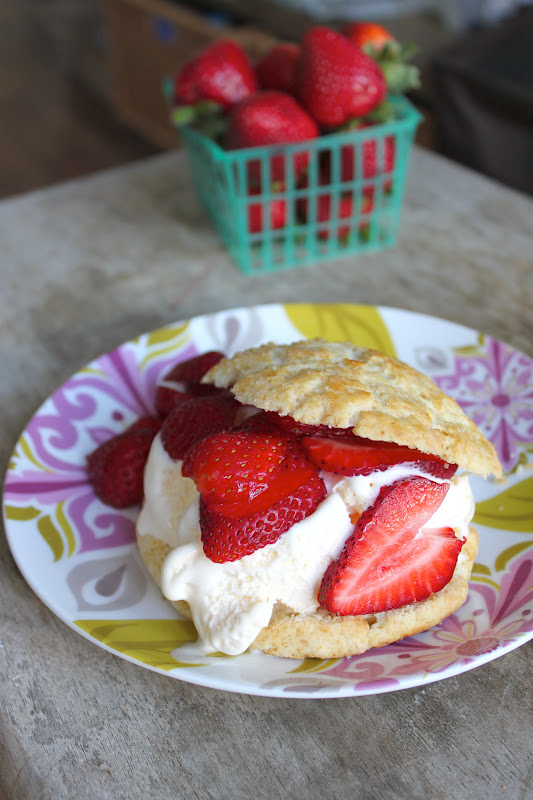 Strawberry Shortcake with Vanilla Ice Cream The Little Epicurean