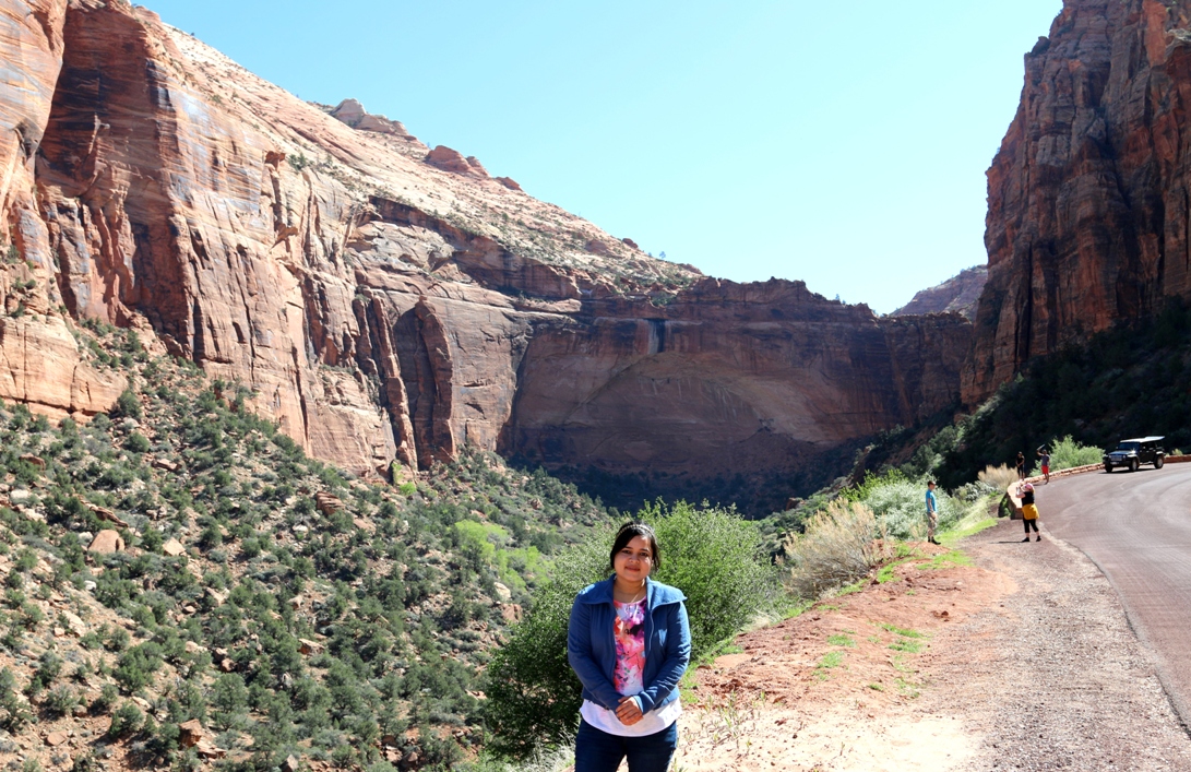 A photo, A thought............ Place Spring break visit to Zion