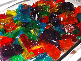 jello broken glass gelatin