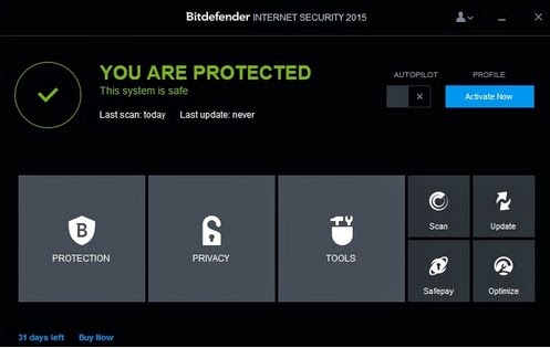 Bitdefender mempunyai banyak fitur Bitdefender mempunyai banyak fitur