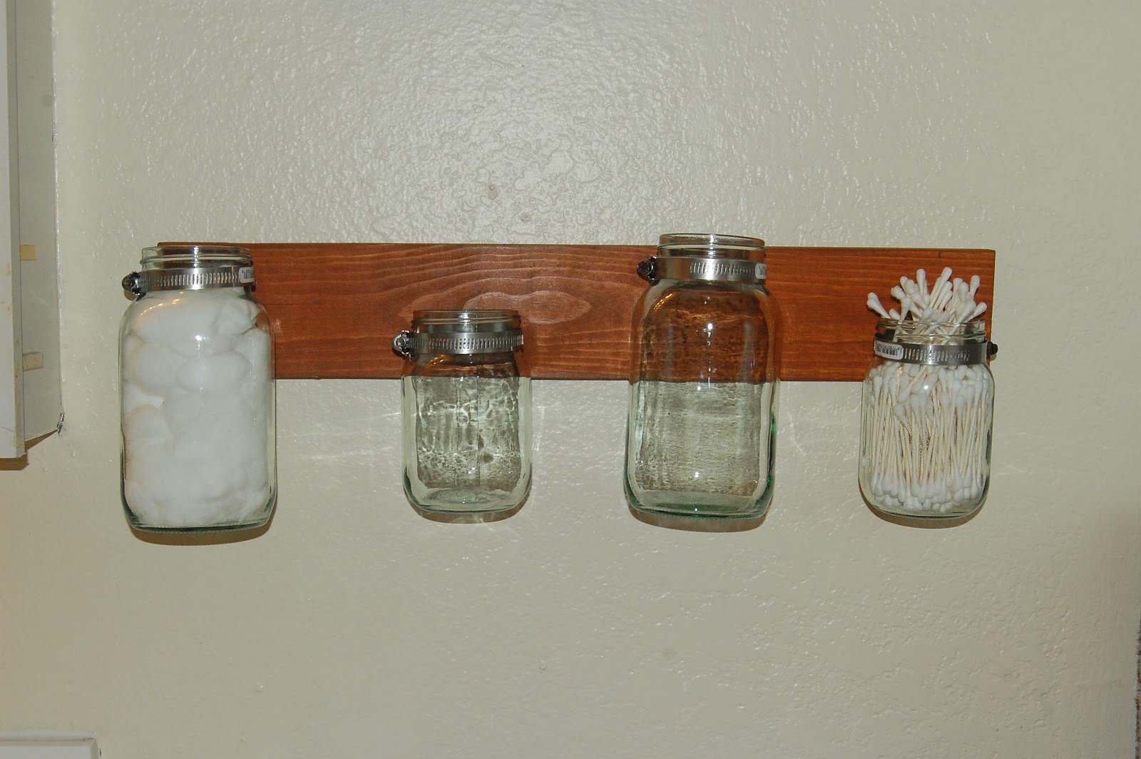 DIY Mason Jar Bathroom Storage - Liz Marie Blog