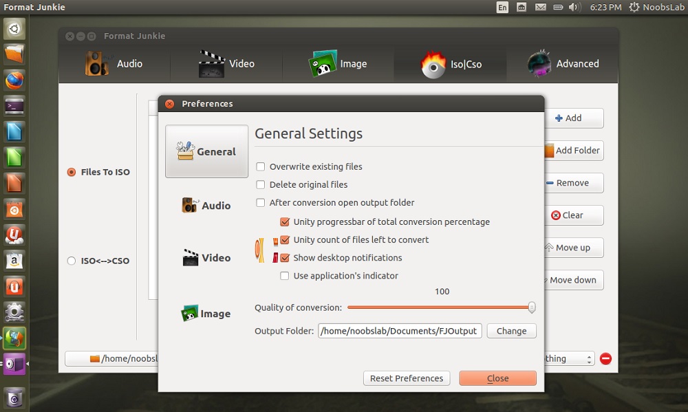 Format Junkie media converter available for Ubuntu\/Linux ...