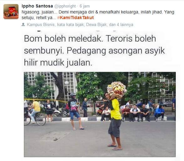 Heboh !!! Hanya Di Indonesia Seorang Ibu Bisa Selfie Di Depan Mata Teroris Yang Bersenjata
