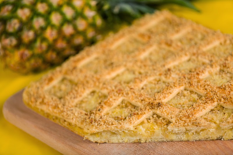 Polish Classic Cooking Polish Pineapple Walnut Squares