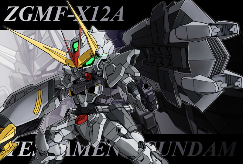 GUNDAM GUY SD ZGMFX12A Testament Gundam Artwork