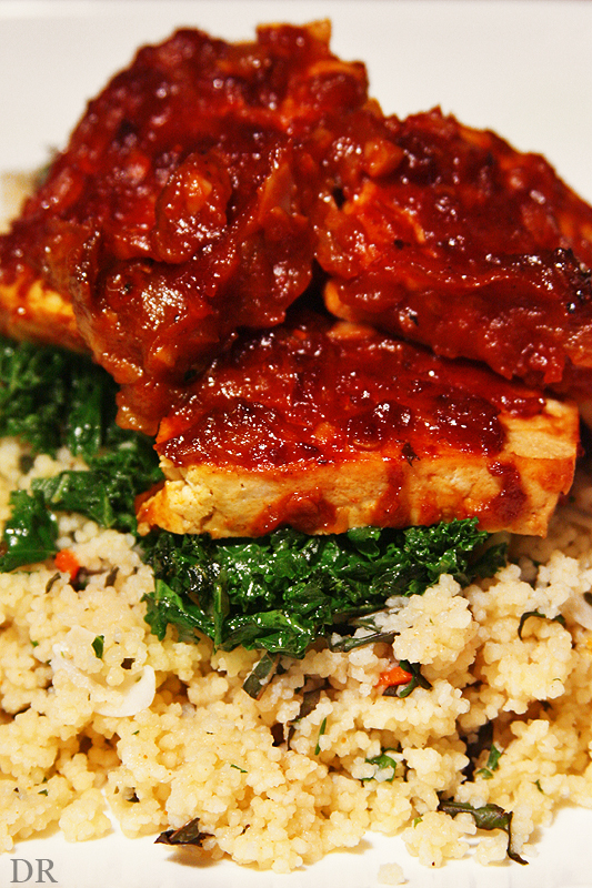 Tofu met chipotle saus en couscous Plantaardigheidjes