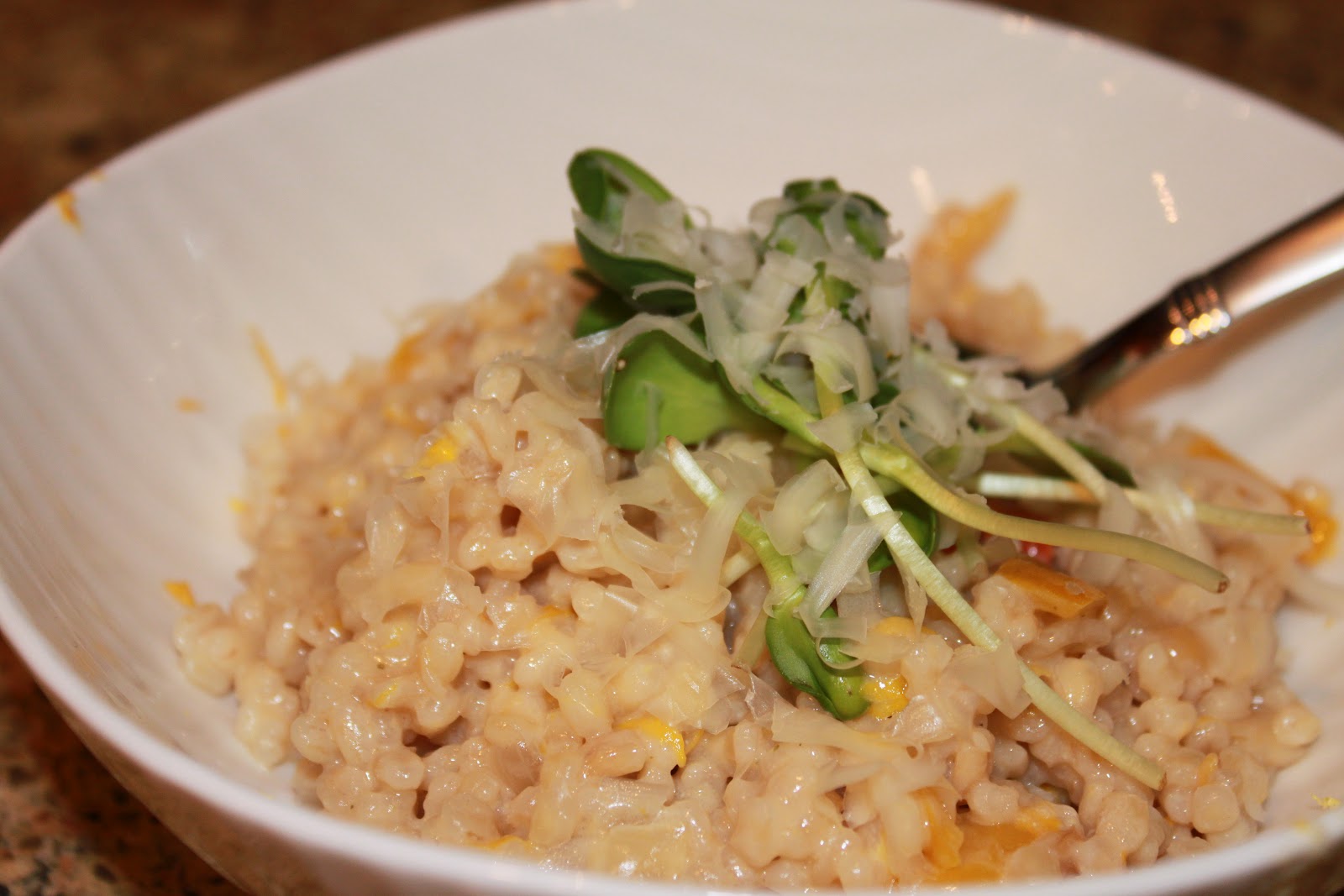 Be Localicious Utah Meyer Lemon and Pepper Barley Risotto
