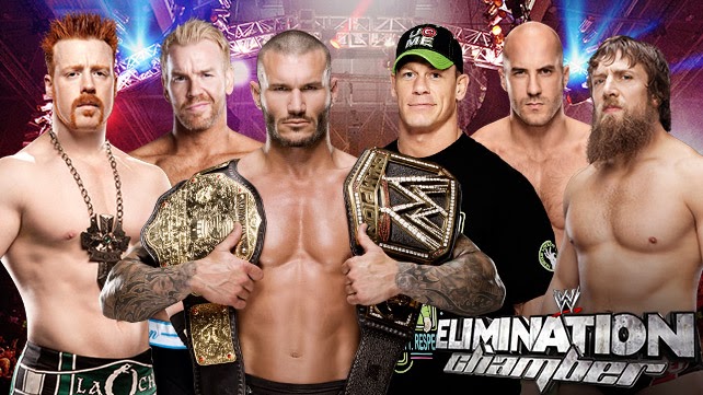 WWE Elimination Chamber 2014 WWE+World+Heavyweight+Championship+Elimination+Chamber+Match