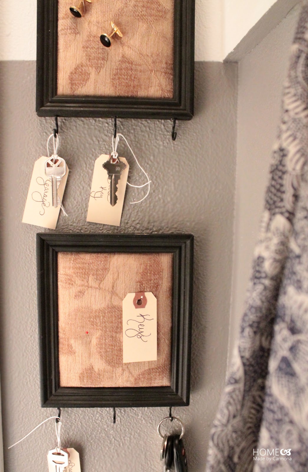 DIY Key Organizer Home Made by Carmona