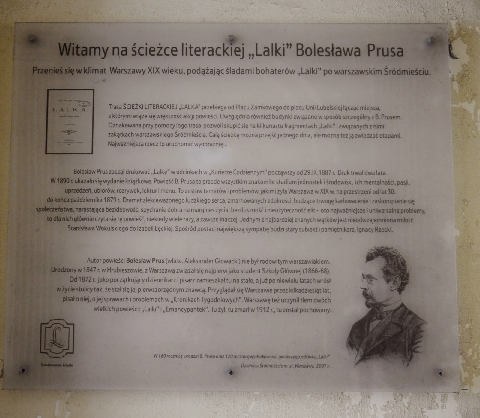 Moje Podroze Literackie Sladami Lalki Boleslawa Prusa Cz 1
