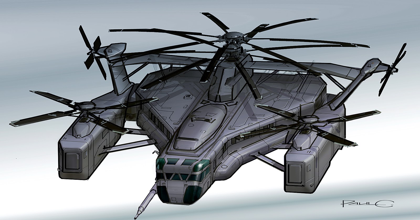 Paul Christopher's Concept Blog Sikorsky helicopter concept