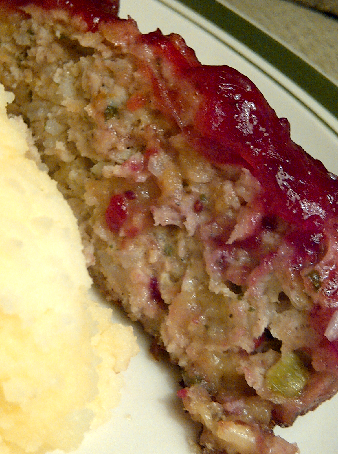 USASillyYaks Chicken Meatloaf with Cranberry Sauce