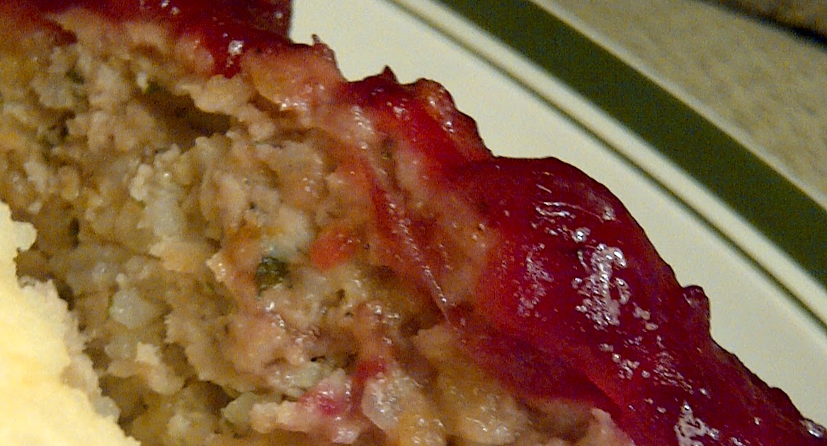 USASillyYaks Chicken Meatloaf with Cranberry Sauce