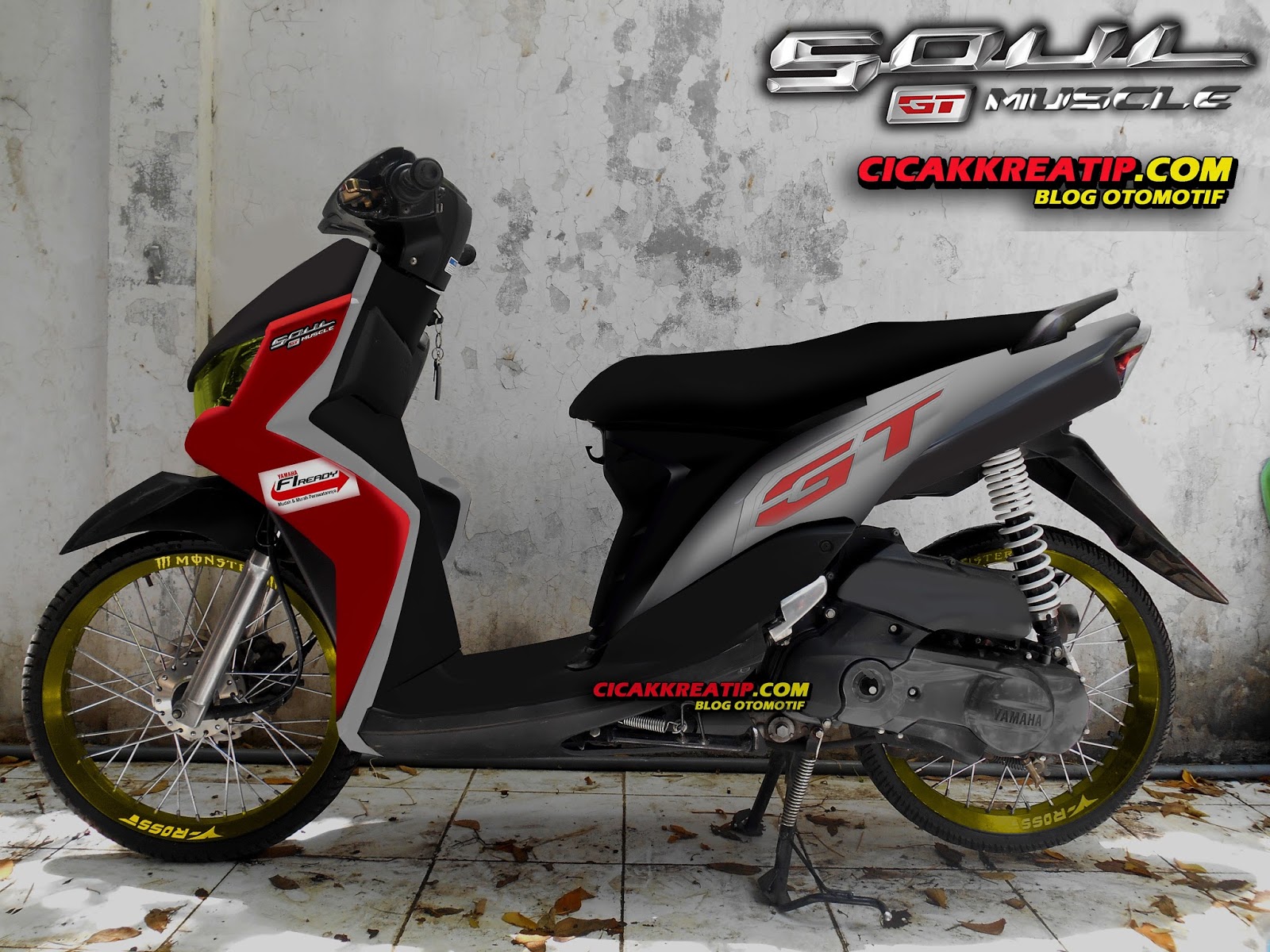 Modifikasi Motor Yamaha Mio Velg 17 Jari Jari Ind Modified