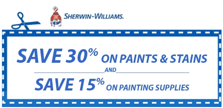 Sherwin williams paint coupons 2018