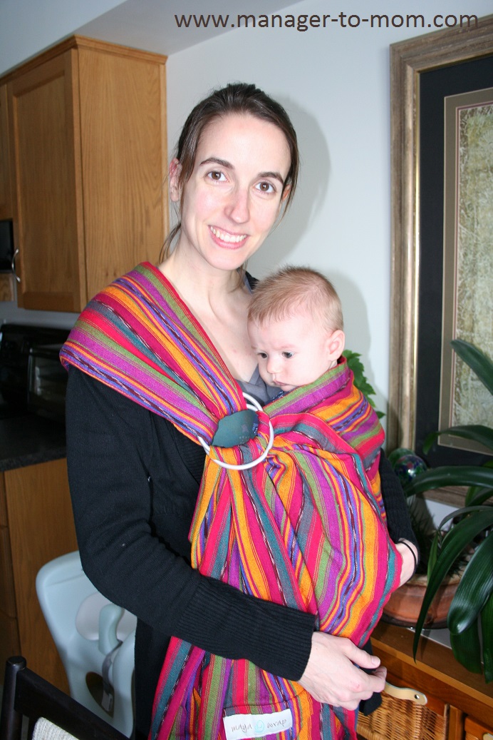 Manager to Mom Maya Wrap Ring Sling from Baby on the Breast Review