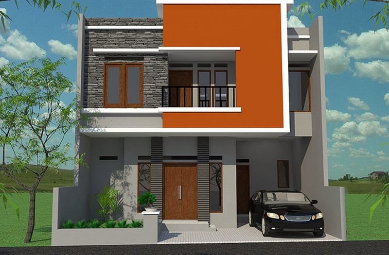 rumah minimalis ukuran 8x12-Kumpulan Desain Rumah Minimalis 2 Lantai