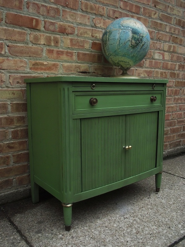 Vintage Ground Vintage Green Entry Table / Nightstand
