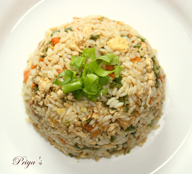 Cook like Priya: Chinese Chicken Fried Rice | Restaurant Style Chicken