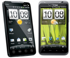 HTC Thunderbolt and EVO 4G
