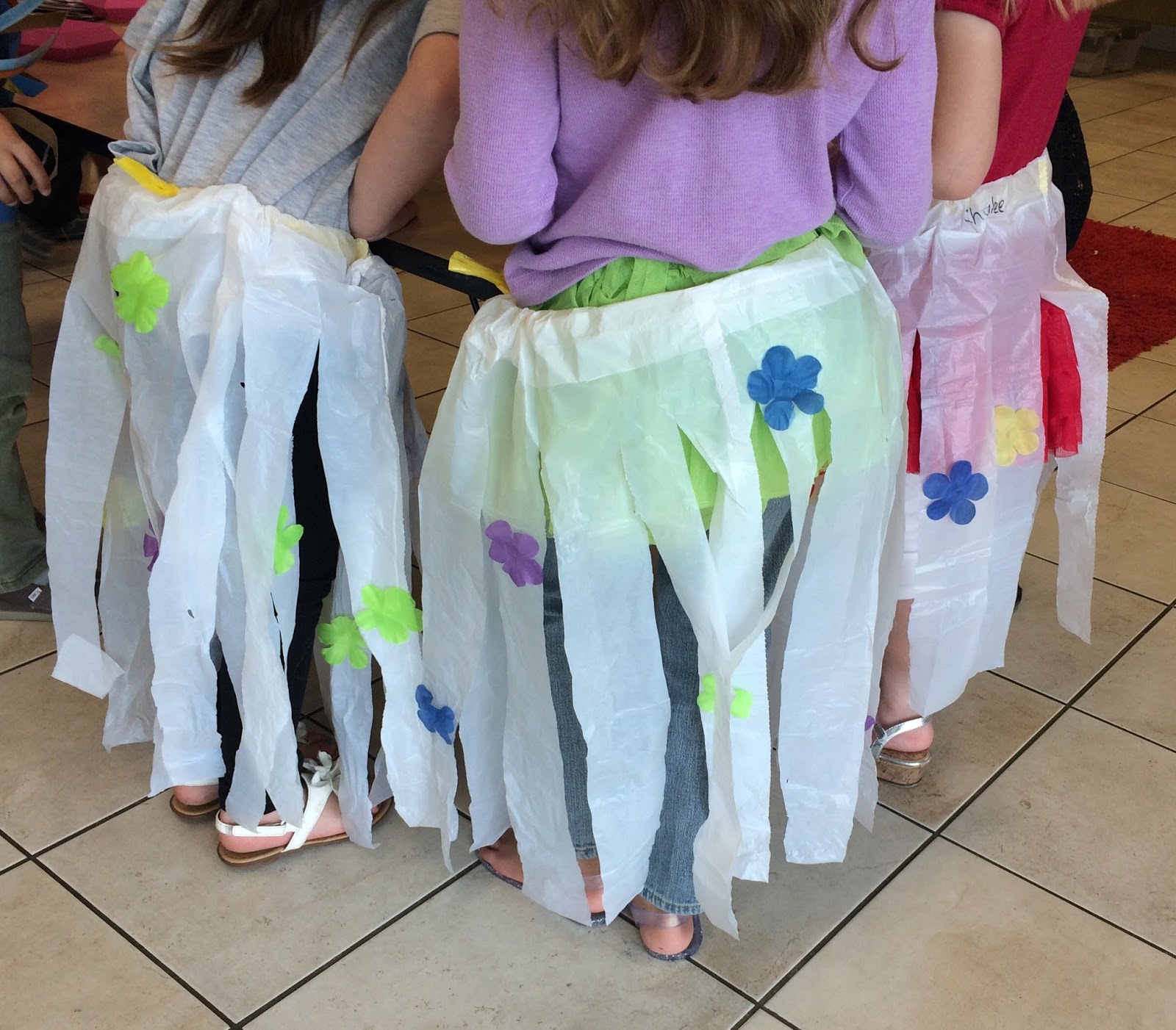 Time for Play Garbage Bag Hula Skirts