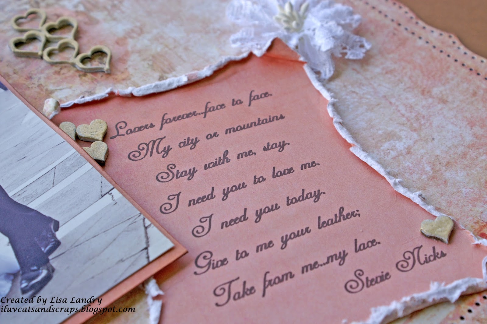 iluvcats and scraps Leather and Lace