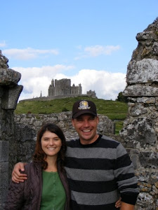 My wife and I in Ireland       (Rock of Cashel)