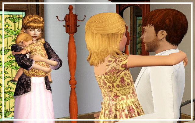 Ethel was trying to soothe a not-very-happy Becky. A-Pair-of-Brown-Eyes-Chapter-08-II
