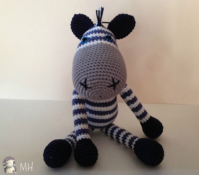 Patrón de cebra amigurumi gratis