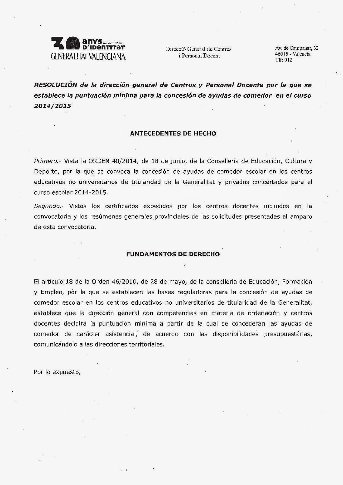 AMPA CAMPANAR: septiembre 2014 AMPA CAMPANAR: septiembre 2014