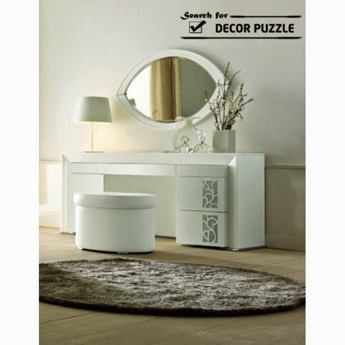 contemporary dressing table designs, modern white dressing tables