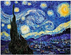 Lukisan Starry Night oleh Vincent van Gogh