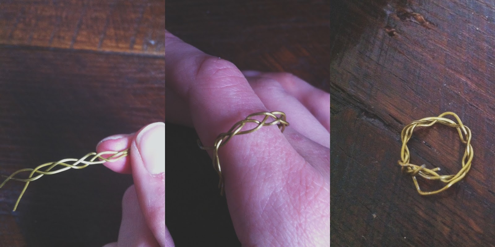 One Fine Pine DIY BRAIDED RING