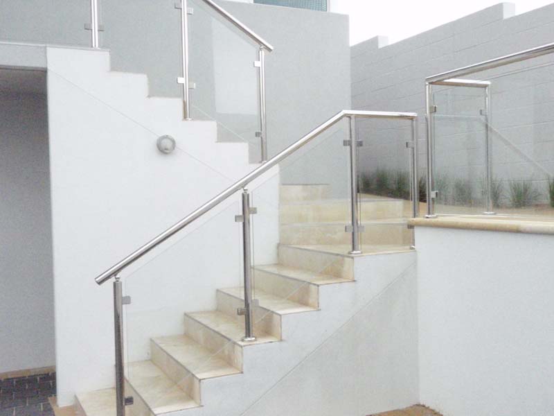 Steel balustrade systems