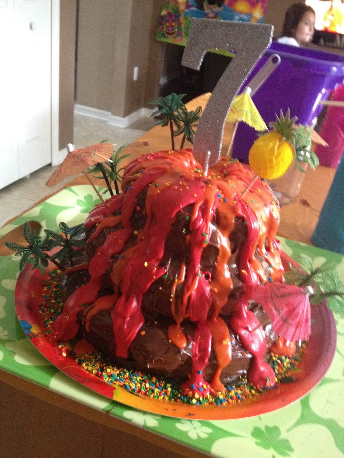Me and my Big Ideas How to make a VOLCANO CAKE