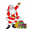 Ảnh avatar giáng sinh ông già noel tuyệt đẹp 10 Avatar ong gia Noel 5