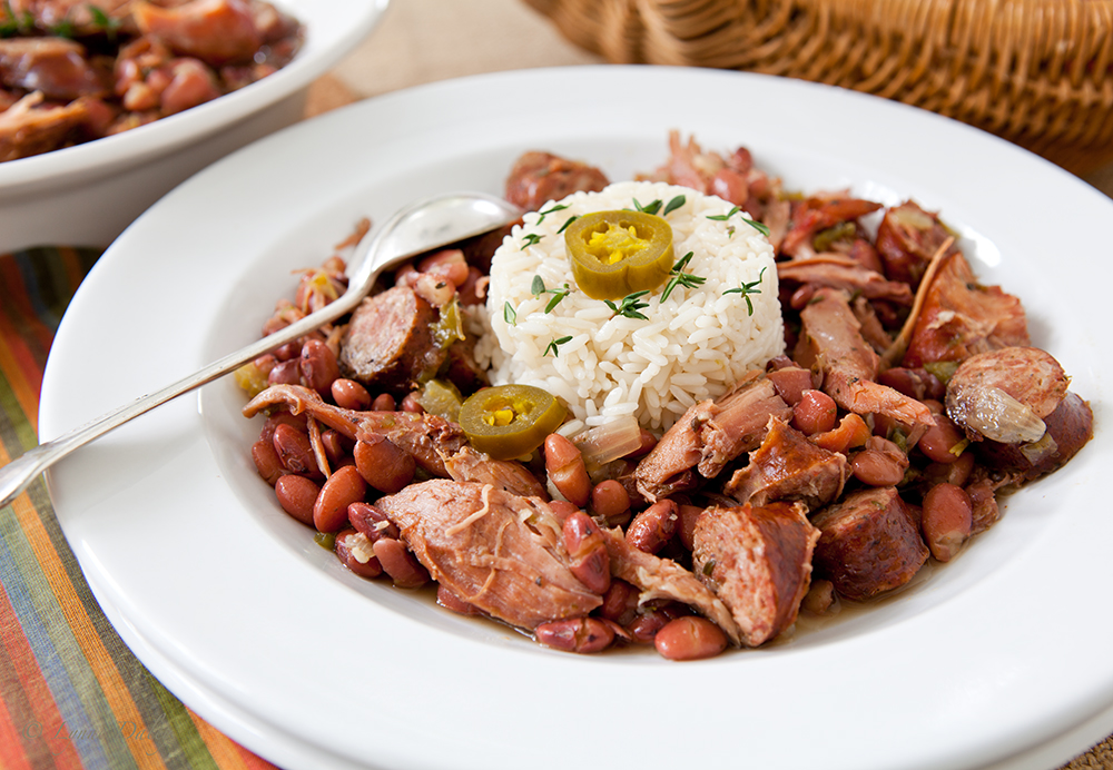 Cafe Lynnylu Smoked Turkey Red Beans, Spicy Sausage and Rice