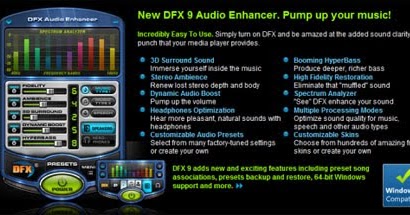 DFX Audio Enhancer 10.139 + Keygen.
