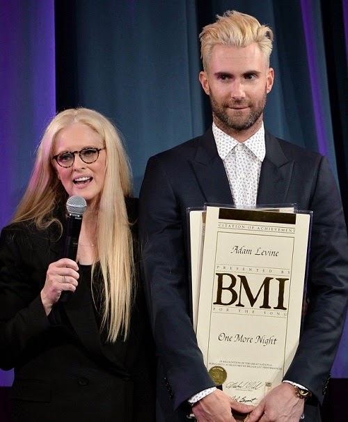 Adam Levine Wins The BMI Songwriter of the Year Award!
