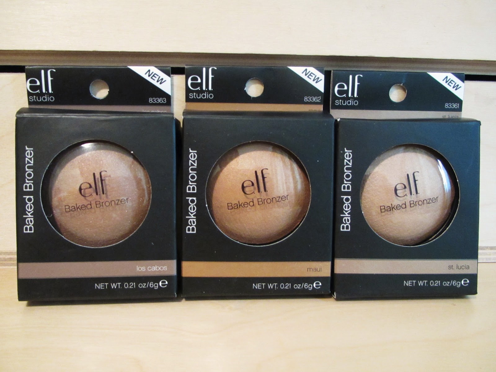 MMnoob ELF studio baked bronzer