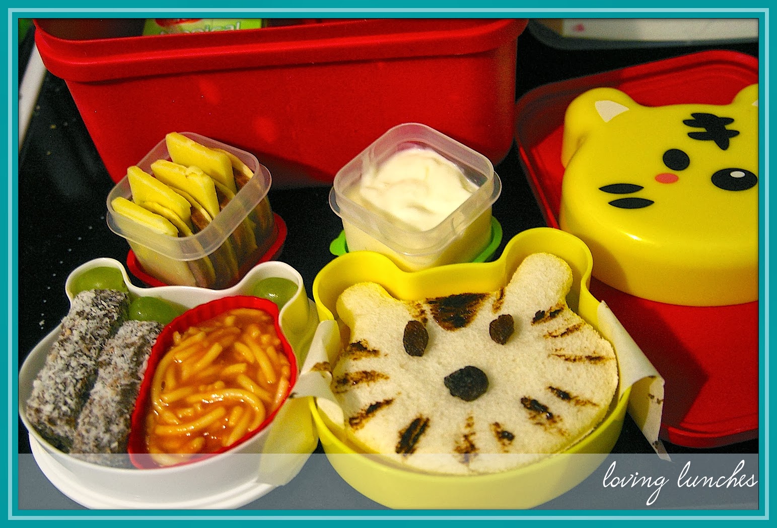 Loving Lunches Tiger and Old Lunch Box